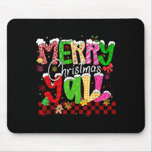 Merry Christmas Y’all Southern Christmas Tree Girl Mouse Mat
