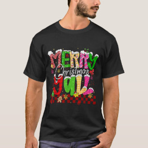 Merry Christmas Y’all Southern Christmas Tree Girl T-Shirt