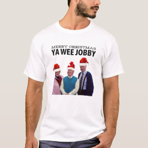 Merry Christmas Ya Wee Jobby Jack Victor and Isa5 T-Shirt