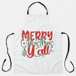 Merry Christmas Y'all Apron