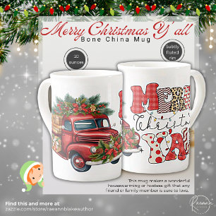 Merry Christmas Y'all Bone China Mug