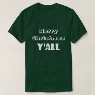 Merry Christmas Y'all Fleur-de-Lis Louisiana Tee