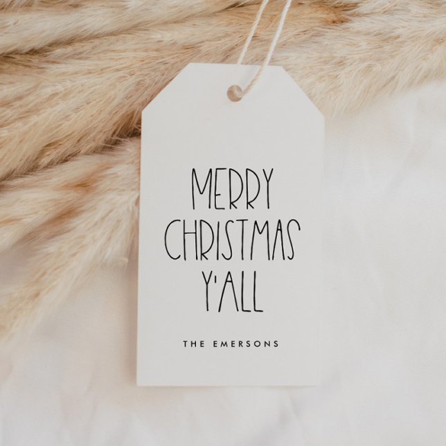Merry Christmas y'all Gift Tags (Creator Uploaded)