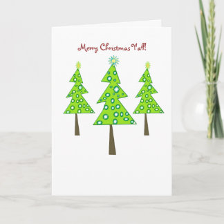 Merry Christmas Y'all! Holiday Card