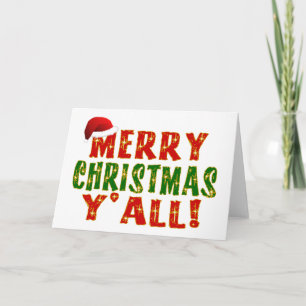 Merry Christmas Y'all! Holiday Card