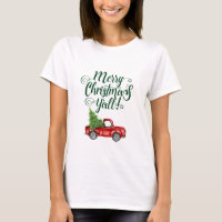 Merry Christmas Y'all Vintage Truck Christmas WG