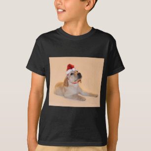 Merry Christmas - Yellow Lab T-Shirt