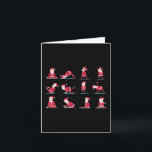 Merry Christmas Yoga Santa Practice Yoga Xmas Medi Card<br><div class="desc">Merry Christmas Yoga Santa Practice Yoga Xmas Meditation</div>