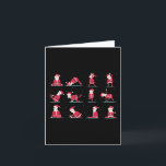 Merry Christmas Yoga Santa Practice Yoga Xmas Medi Card<br><div class="desc">Merry Christmas Yoga Santa Practice Yoga Xmas Meditation</div>
