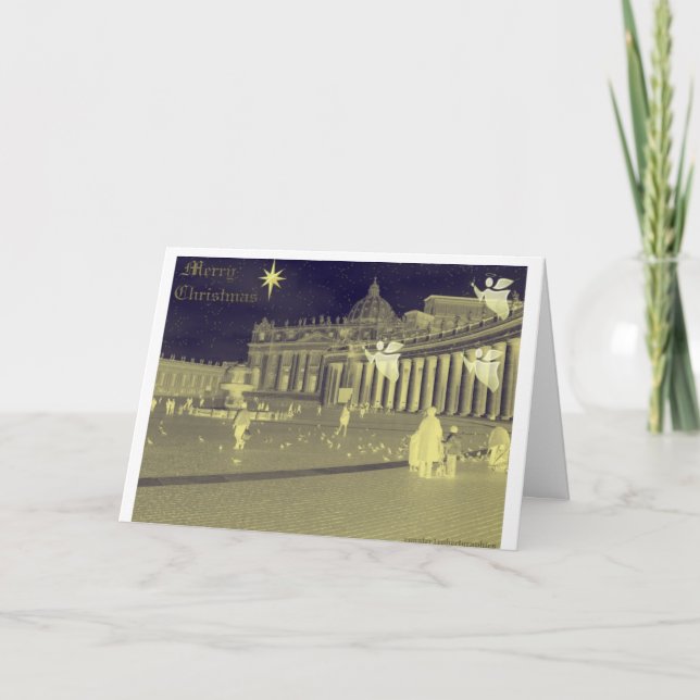 Merry Christmas-Zazzel Holiday Card (Front)