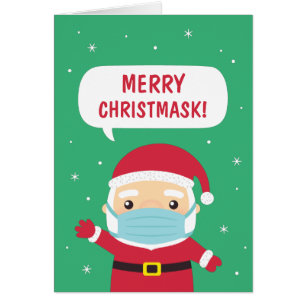 Merry Christmask, Funny Christmas Santa 2020