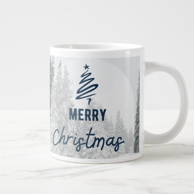 MERRY CHRISTMAST DAY LARGE COFFEE MUG (Right)