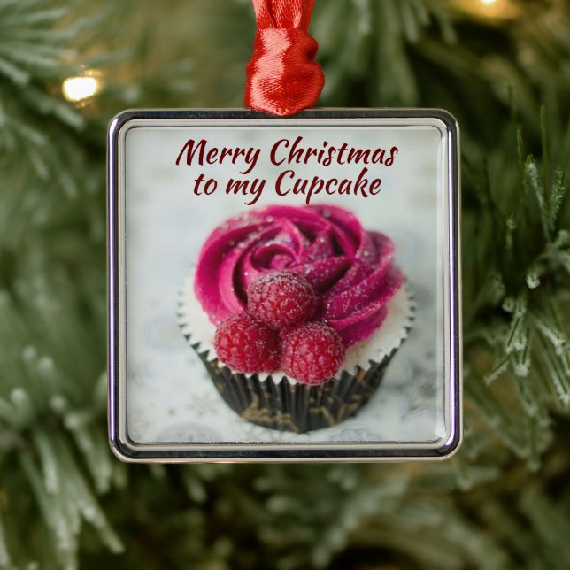 **MERRY CHRISTMASTO MY CUPCAKE** ORNAMENT (Tree)