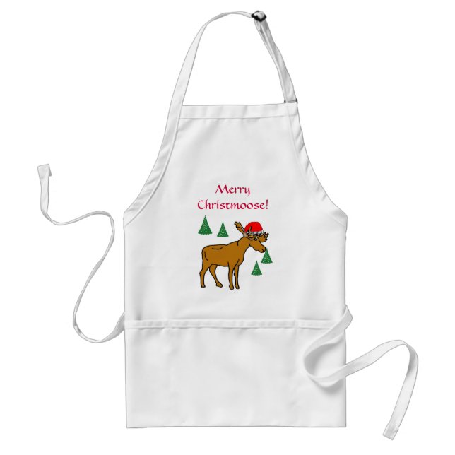 Merry Christmoose Apron (Front)