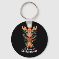 Merry Christmoose Christmas Moose Xmas Tree Lights