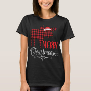 Merry Christmoose Family Christmas Pyjamas Moose T-Shirt