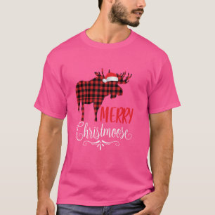 Merry Christmoose Family Christmas Pyjamas Moose T-Shirt