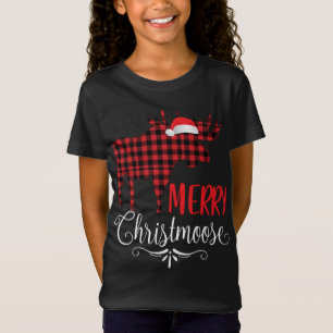 Merry Christmoose Family Christmas Pyjamas Moose T-Shirt
