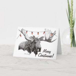Merry Christmoose! Holiday Card