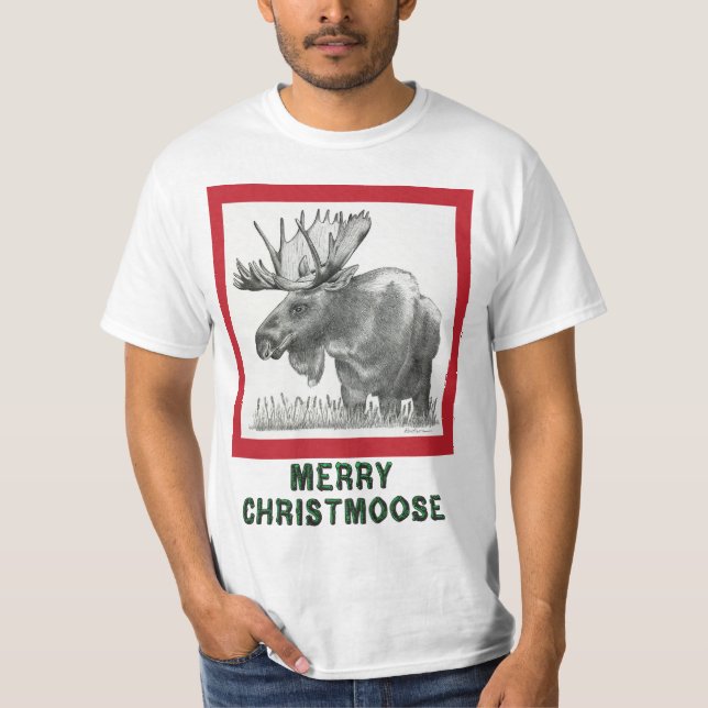 Merry Christmoose T-Shirt (Front)