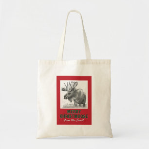 Merry Christmoose Tote Bag