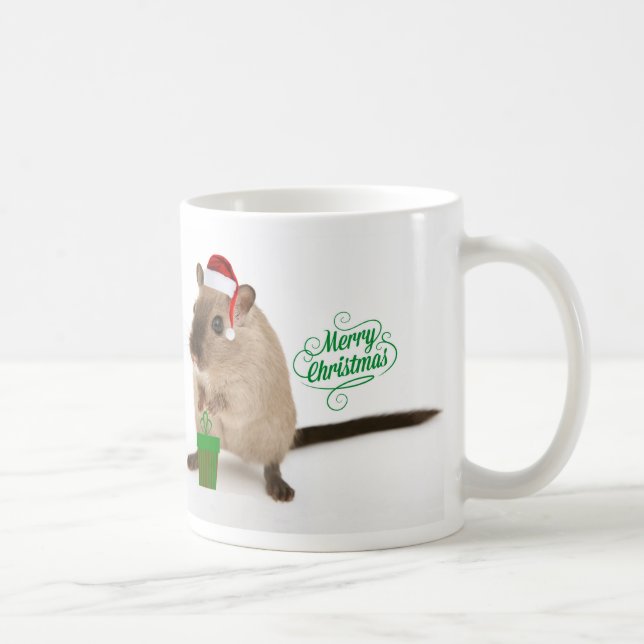 Merry Christmouse Coffee Mug (Right)
