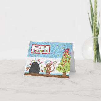 Merry Christmouse Greeting Card