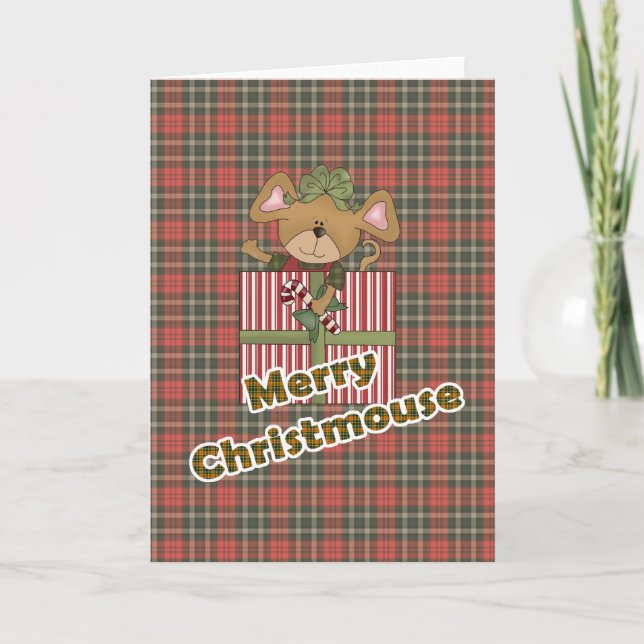 merry christmouse mouse holiday card (Front)