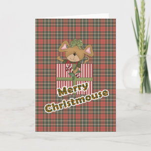 merry christmouse mouse holiday card