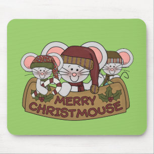 Merry Christmouse Mouse Mat