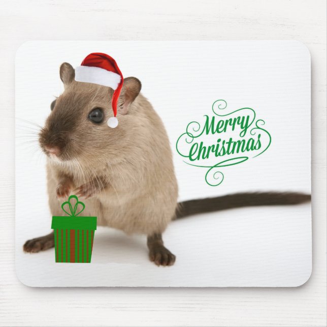 Merry Christmouse Mouse Mat (Front)