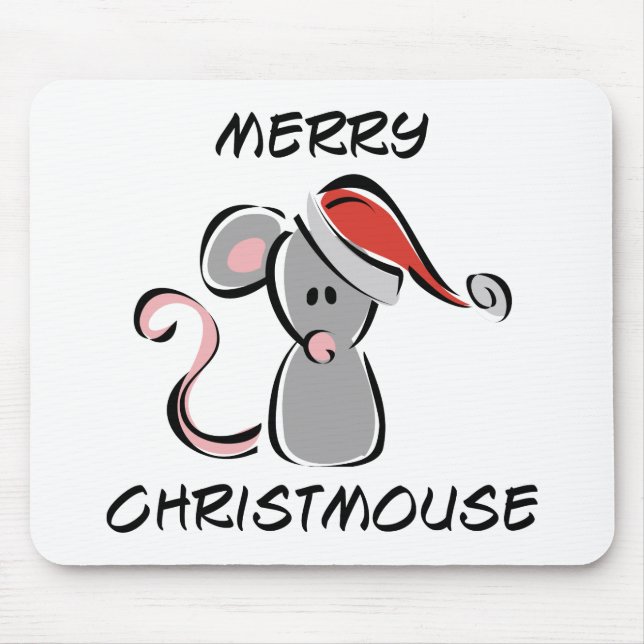 Merry Christmouse Mouse Mat (Front)