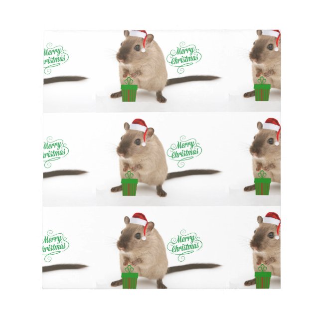 Merry Christmouse Notepad (Front)