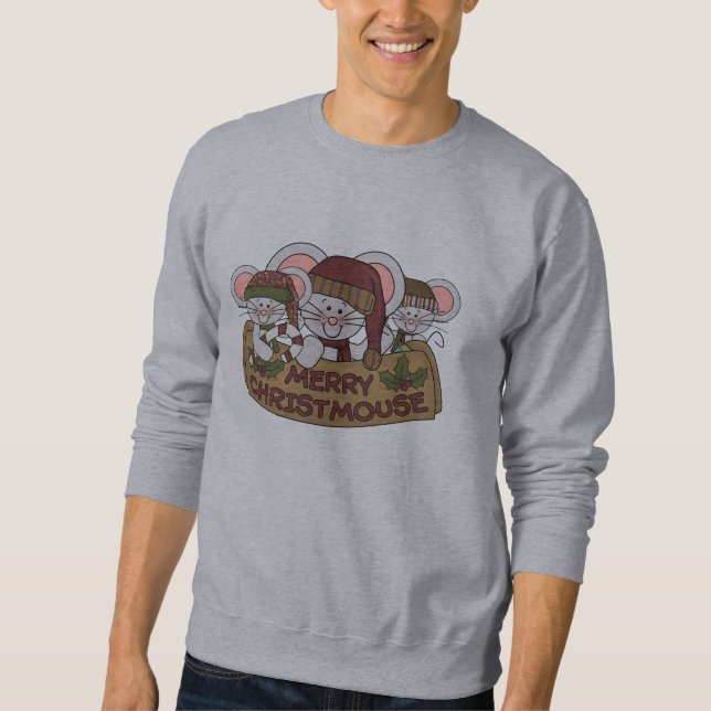 Merry Christmouse Sweatshirt (Front)