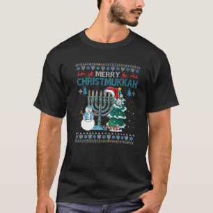 Merry Christmukkah Christmas Xmas Pajama Hanukkah T-Shirt