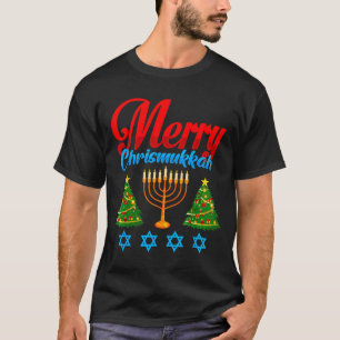 Merry Christmukkah Jewish Xmas Christmas Hanukkah T-Shirt