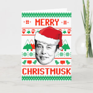 Merry Christmusk Card