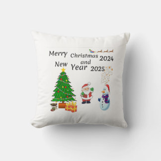 Merry Chritmas 2024 Cushion