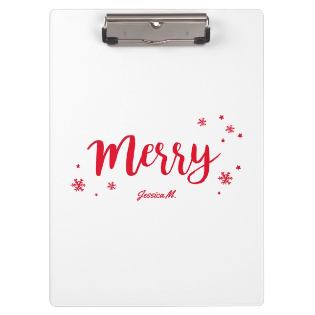 Merry Clipboard (Front)