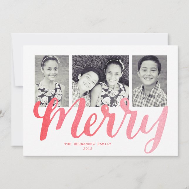 Merry Collection Holiday Card (Front)