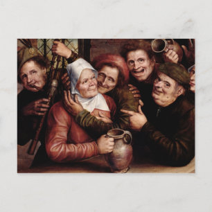 Merry Company, 1562 Holiday Postcard