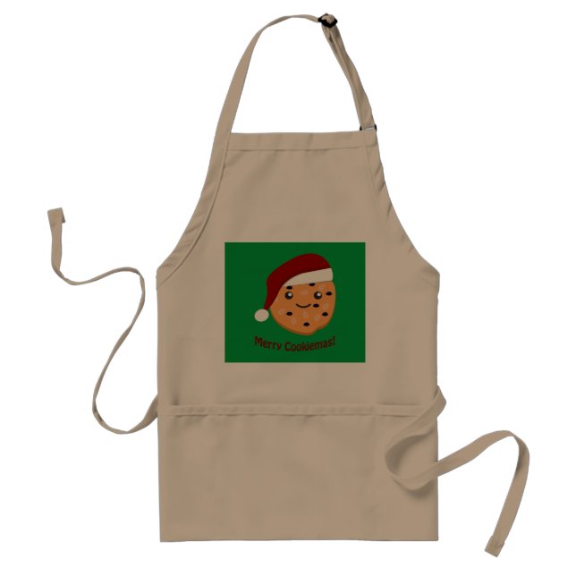 Merry Cookiemas Christmas cookie Standard Apron (Front)