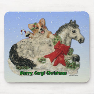 Merry Corgi Christmas! Mouse Mat