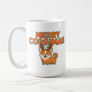 Merry Corgimas Funny Corgi Christmas Dog Mum Gift Coffee Mug