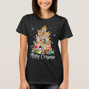 Merry Corgmas Corgi Christmas Tree Fairy Lights Do T-Shirt