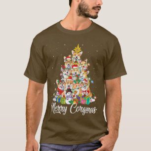 Merry Corgmas Corgi Christmas Tree Fairy Lights Do T-Shirt