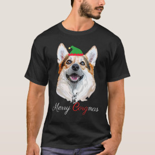 Merry Corgmas Corgi Elf Dog Ugly Christmas Sweate T-Shirt