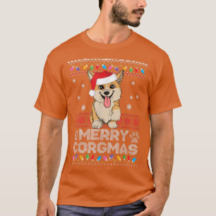 Merry Corgmas Santa Corgi Corgi Ugly Christmas T-Shirt