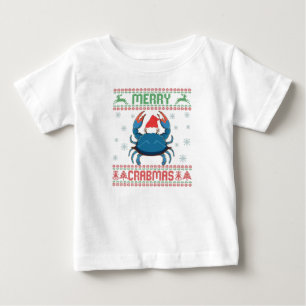 Merry Crabmas Funny Crab Ugly Christmas Sweater