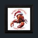 Merry Crawfish Christmas Gift Box<br><div class="desc">This is one of my new Merry Crawfish Christmas designs from down on the bayou.</div>